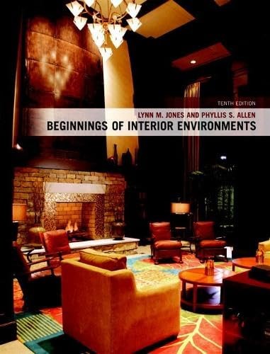 Beginnings of Interior Environments By Jones, Lynn M. Lynn M. Jo