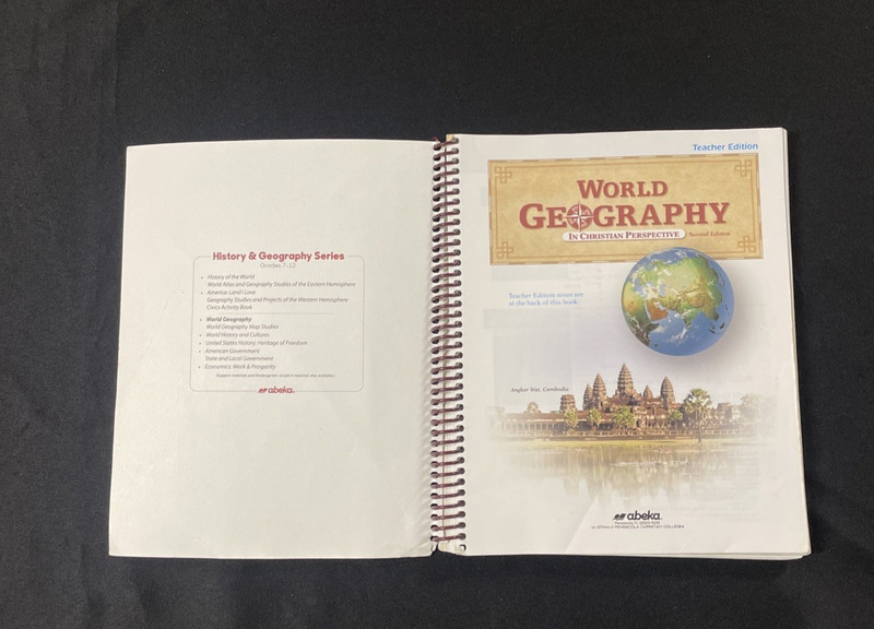 A Beka World Geography in Christian Perspective Teacher Edition - Second Edition gallery
