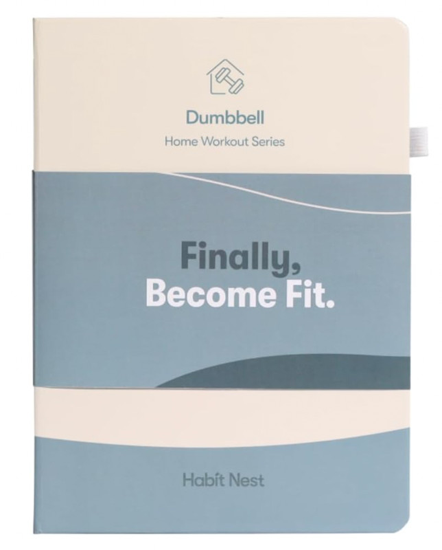 The Dumbbell Home Workout Journal. Fitness Planner that only requires Dumbbells