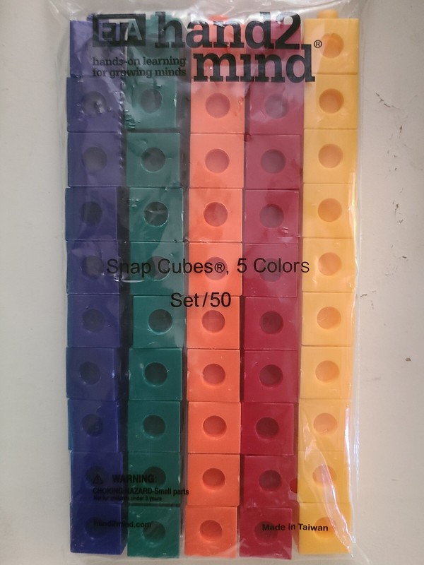 enVision Math STUDENT MANIPULATIVES KIT (PACK/7) Grade 1~Base Ten/Snap Cube/Die+ gallery