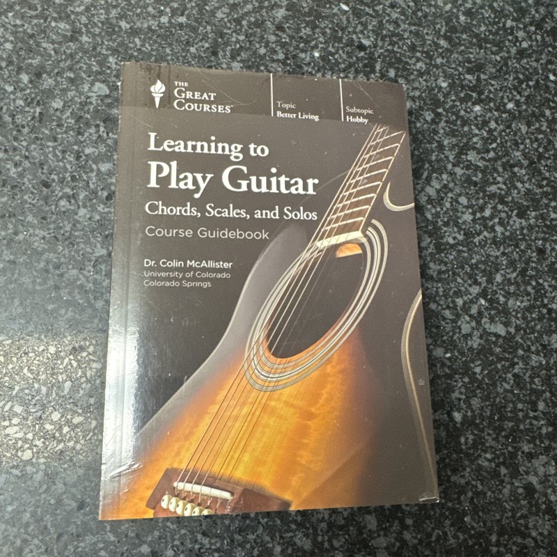 NEW – Learning to Play Guitar: Chords Scales Solos – Book-DVD – Colin McAllister