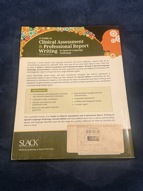 Guide to Clinical Assessment and Professional Report Writing in Speech-Language gallery