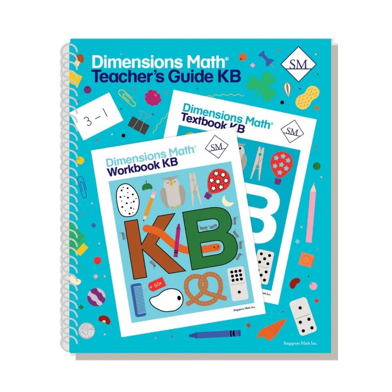 Dimensions Math Teacher’s Guide KB [Spiral-bound] Singapore Math Inc. [Paper…