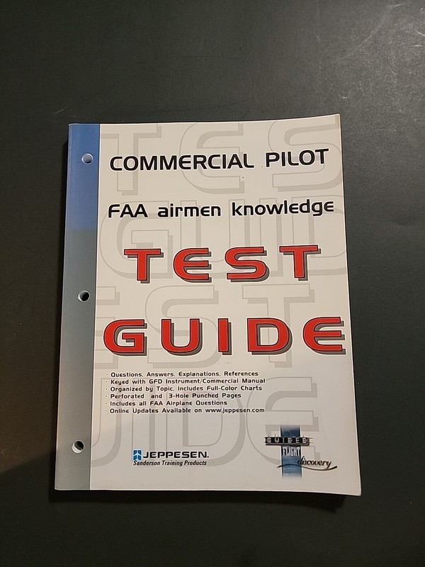 Commercial Pilot Airmen Knowledge Test Guide by Inc. Staff Jeppesen Sanderson…