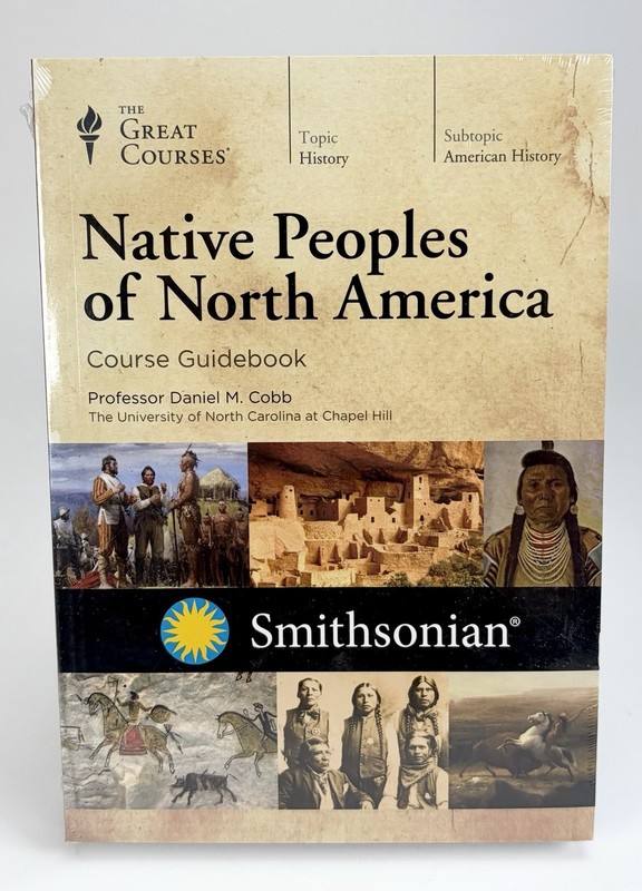 The Great Courses Native Peoples of North America ( 4 DVD Set with Book ) Sealed