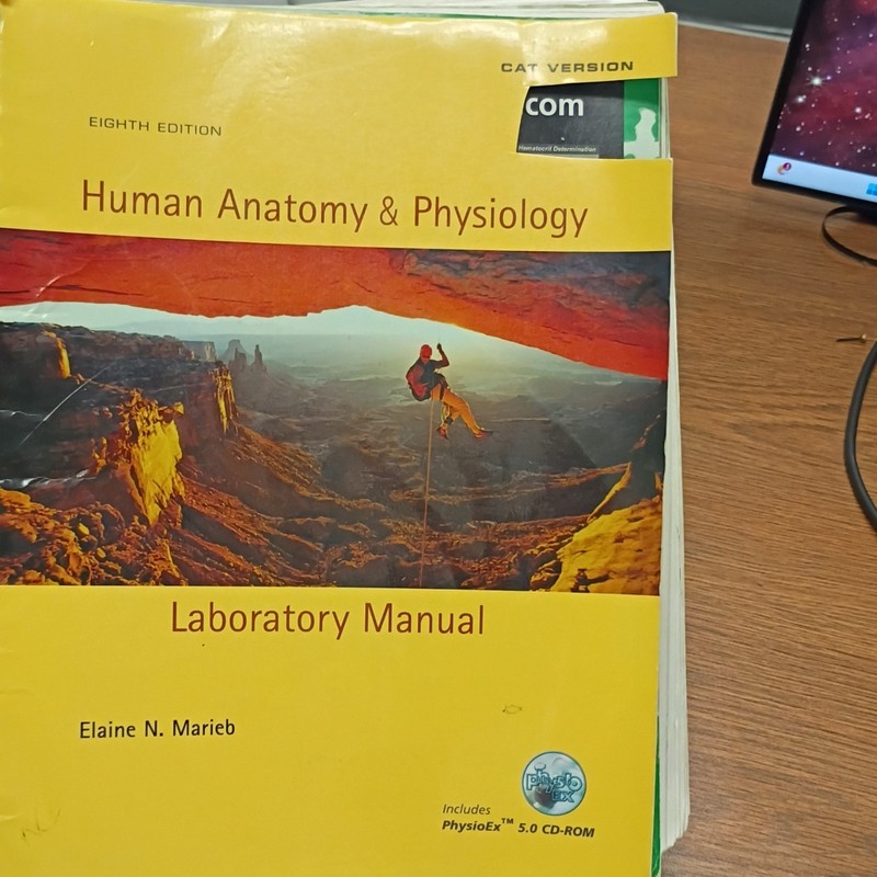 Human Anatomy & Physiology Lab Manual Cat Version 8th Ed Marieb Spiral CD-ROM