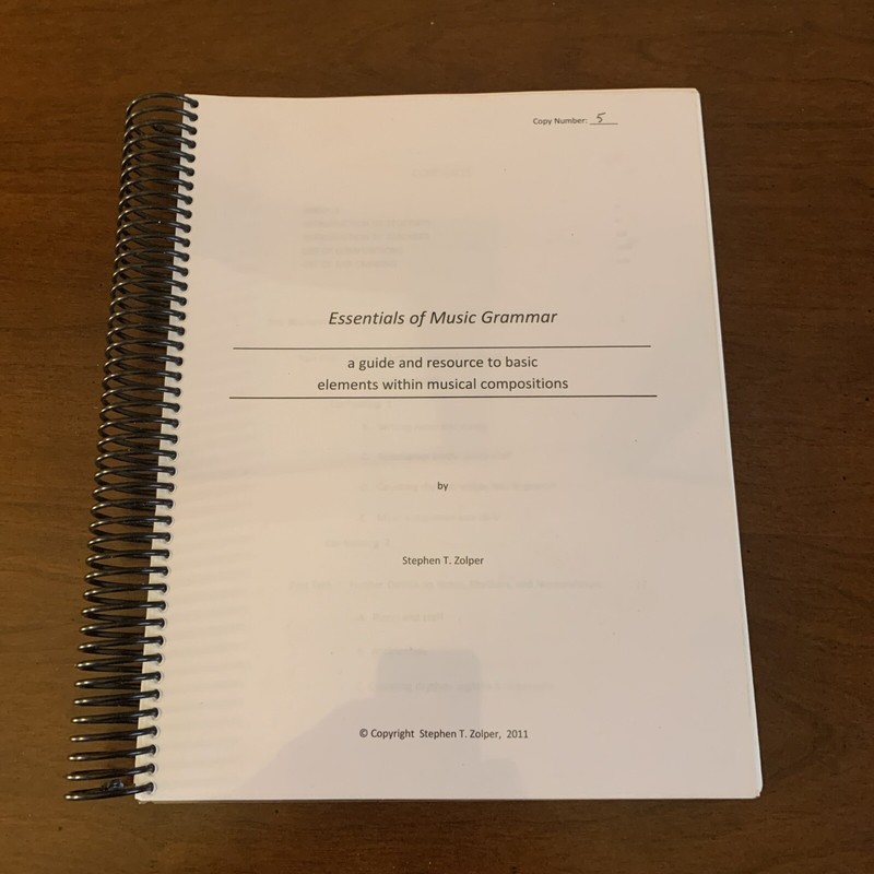 Essentials Of Music Grammar A Guide To Musical Compositions Stephen Zolper
