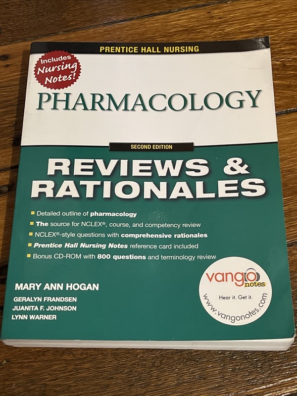 Prentice-Hall Reviews & Rationales: Pharmacology with unused CD
