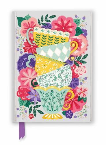 Jenny Zemanek: Teacups (Foiled Journal) (Flame Tree Notebooks) by , hardcover,