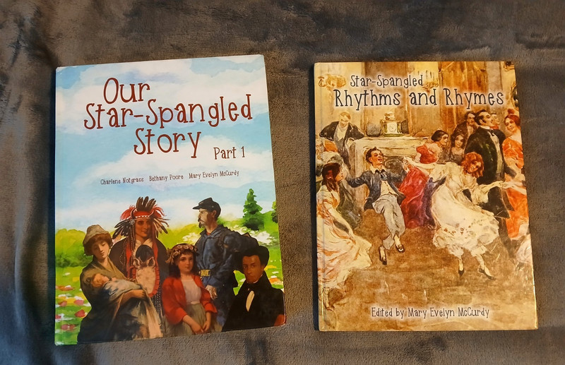 Notgrass Our Star-Spangled Story Set Part 1 & Rhythms And Rhymes Books