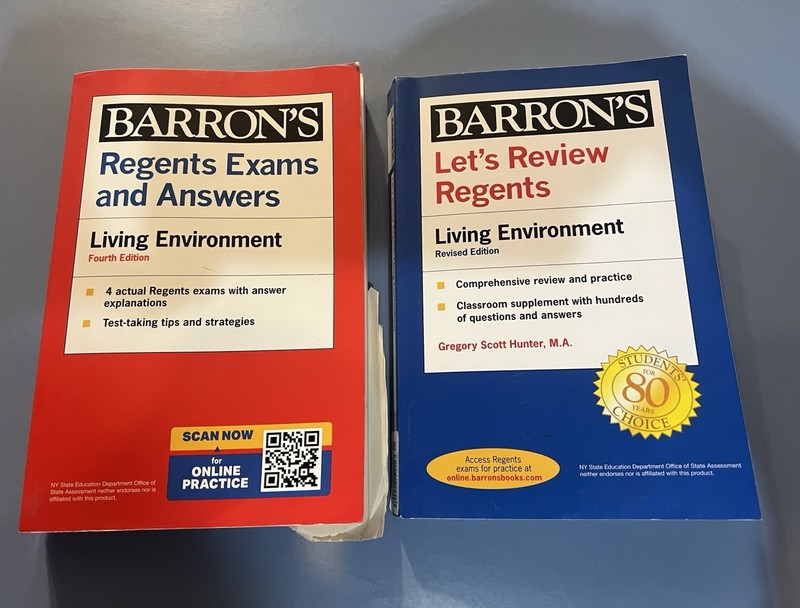 Barron’s Biology The Living Environment Regents Review Course, Exams Answers Set