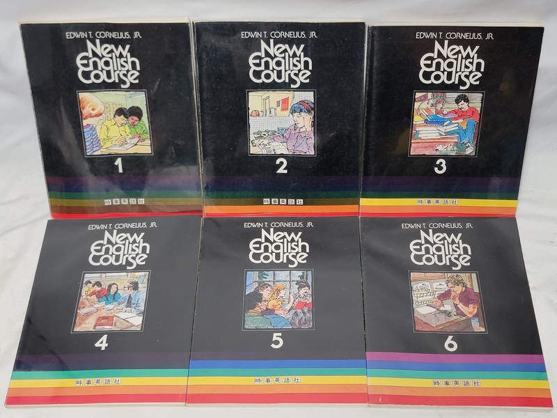 Edwin T. Cornelius Jr. New English Course Book Set # 1 2 3 4 5 6 ESL 1979 els