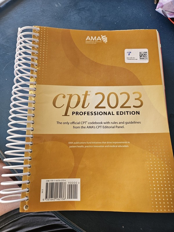 CPT 2023 Professional Edition AMA Spiralbound Code Book