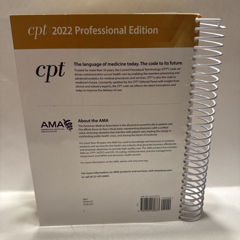 CPT 2022: Professional Edition by AMA gallery