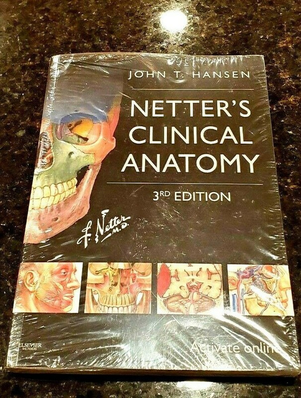 BRAND-NEW!!! Netter’s Clinical Anatomy w/ Online Access by John T. Hansen