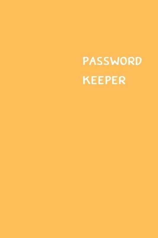 Password Keeper: Size (6 x 9 inches) – 100 Pages – Peach Cover: Keep your userna