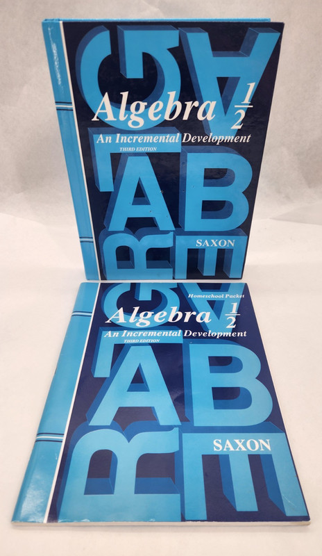 Saxon Algebra 1/2: Incremental Development with Homeschool Packet, Third Edition