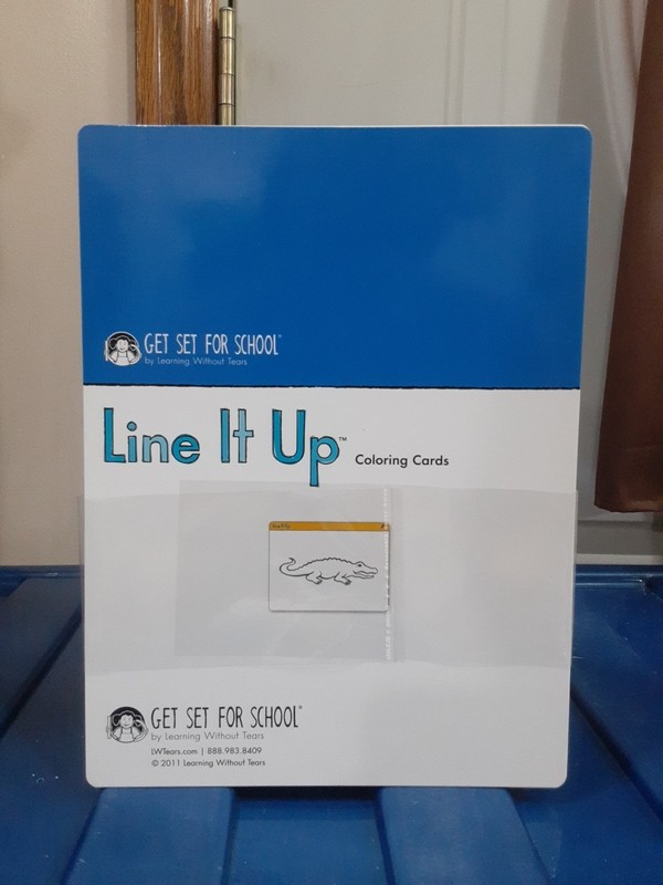 Line It Up Coloring Cards, Get Set For School, Learning Without Tears, Brand New