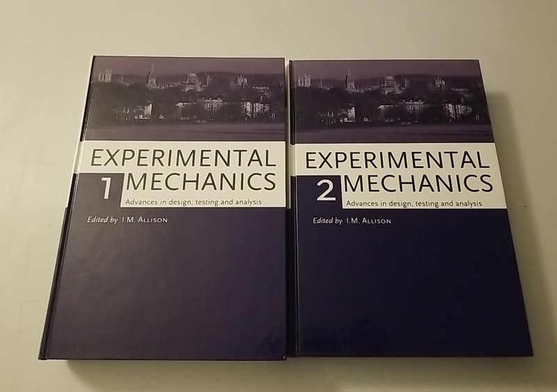 Experimental Mechanics Vol 1-2 Advances in Design Testing and Analysis Hardcover