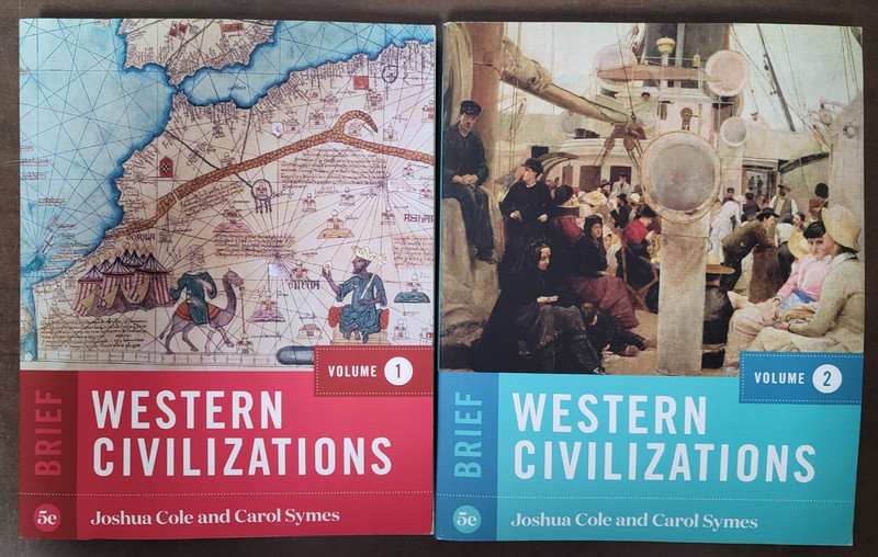 Western Civilizations Paperback 5th Edition 2 Vol. Set – Joshua Cole