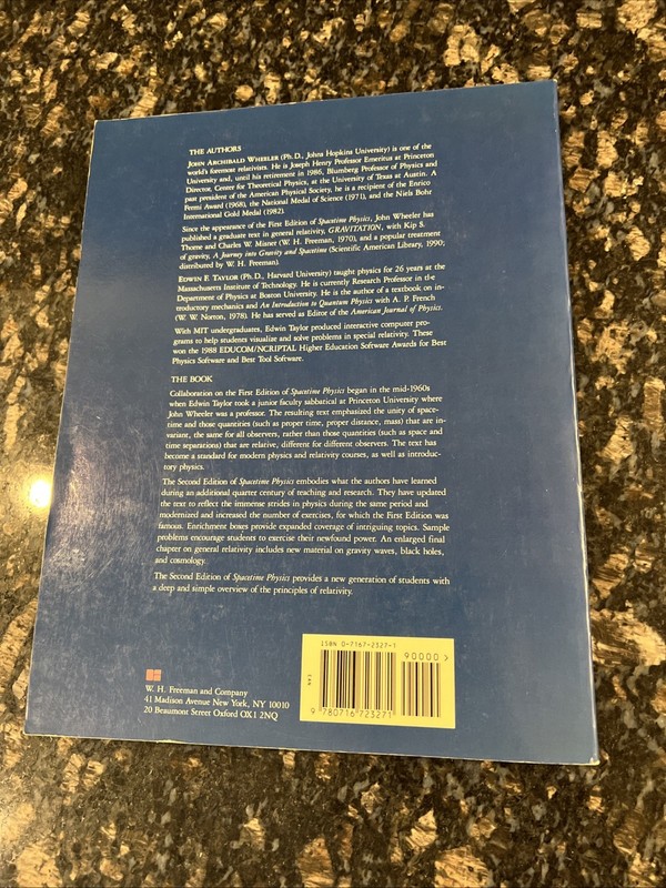 Spacetime Physics Introduction To Special Relativity 2nd Edition Edwin F. Taylor gallery