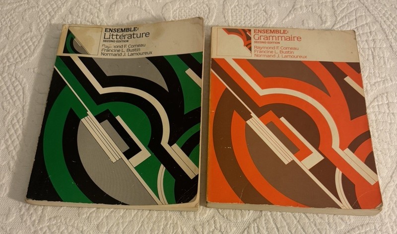 Lot Of 2 Books- Ensemble Litterature And Grammaire 2nd Edition-In French