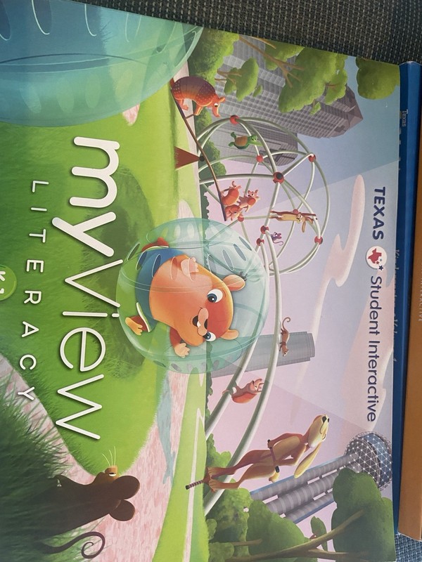 Texas Student Interactive Textbook My view Literacy set K-1 through K-3.