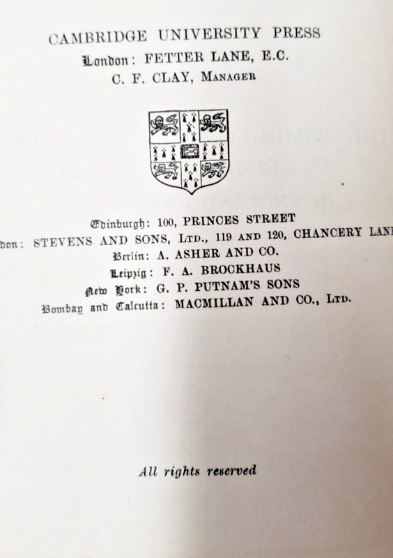 1911 Alexander ADMINISTRATION OF JUSTICE IN CRIMINAL MATTERS: England & Wales gallery