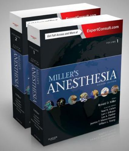 Millers Anesthesia 8th edition Volume 1 & 2: Very Good Condition