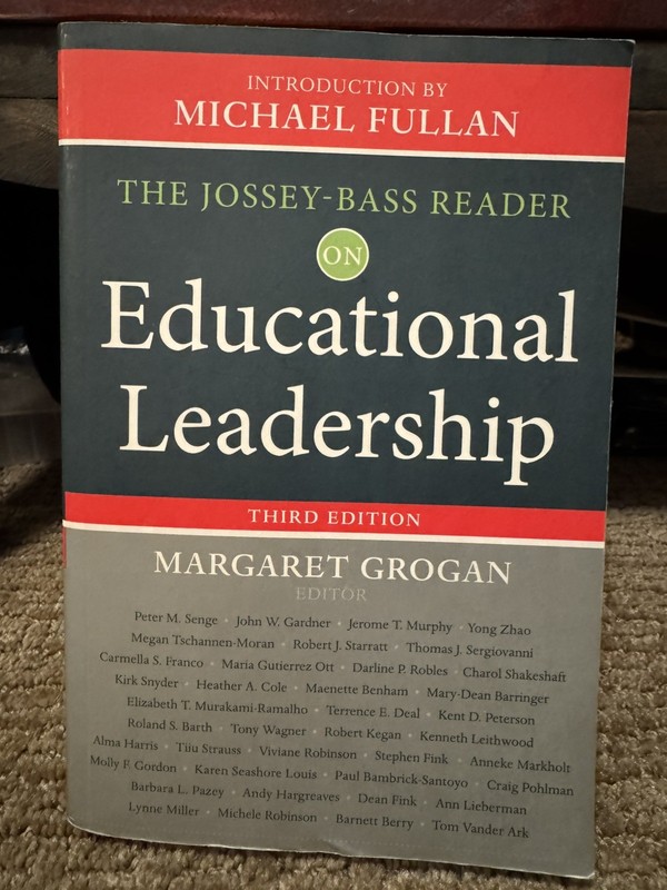 The Jossey-Bass Reader on Educational Leadership – Paperback – GOOD