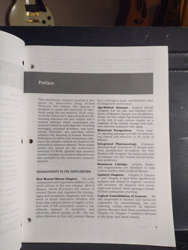 Human Diseases : 6th Ed Teacher's Manual W/CD Test Bank & Power Point VG Cond gallery