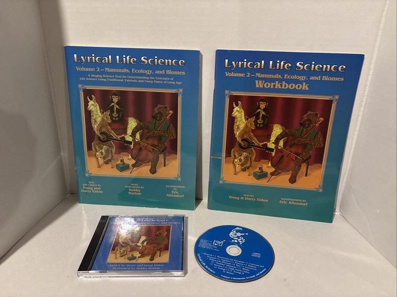 Lyrical Life Science Volume 2 SET Workbook & Text And Cd