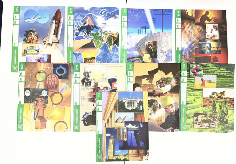 Ace PACEs School Of Tomorrow Homeschool Social Studies 1088-1096