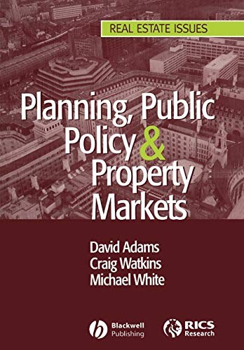 Planning, Public Policy & Property Marke… by Adams, David Paperback / softback