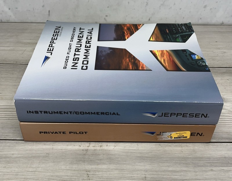 Lot Of 2 Guided Flight Discovery Books, Instrument Commercial, Private Pilot gallery