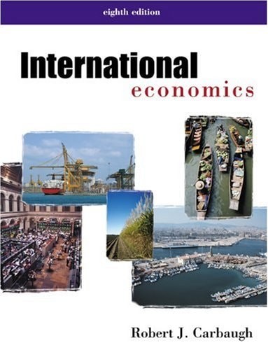 International Economics, Carbaugh, Robert, Good Book
