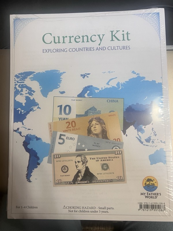 My Father’s World Currency Kit Exploring Countries And Cultures – NEW SELAED