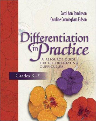Differentiation in Practice: A Resource G- Tomlinson, 0871207605, paperback, new
