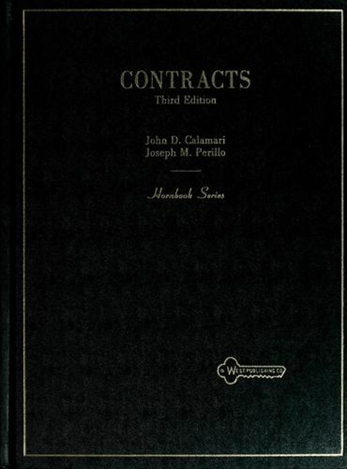 Contracts Hardcover Joseph M., Calamari, John D. Perillo