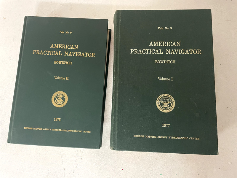 American Practical Navigator Bowditch Vol 1 & 2