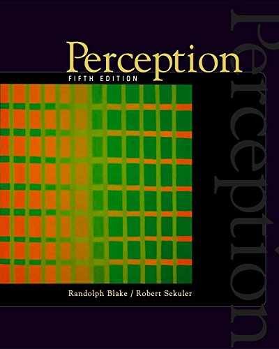 Perception – Hardcover, by Blake Randolph; Sekuler Robert – Good