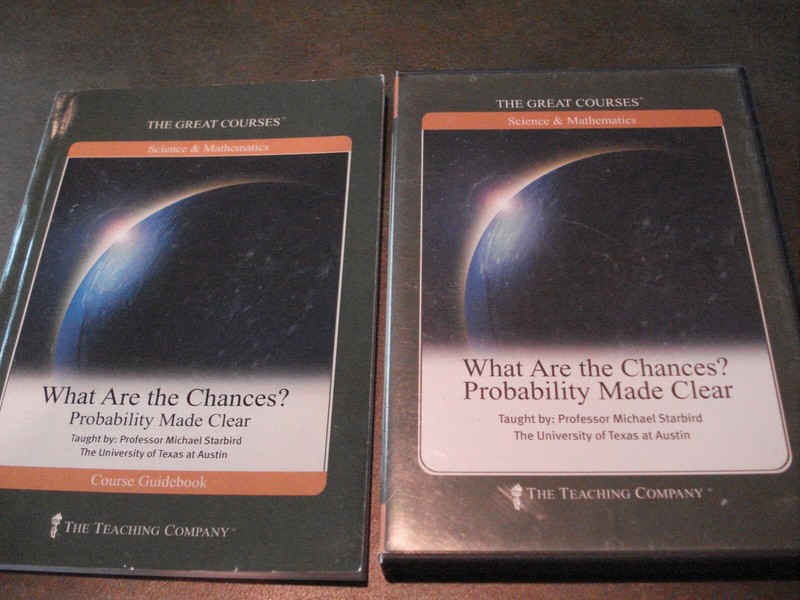 The Great Courses What Are the Chances? Probability Made Clear DVDs & Guidebook