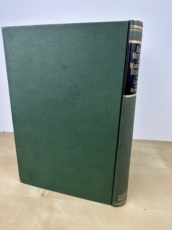 Basic Methods of Marketing Research Lorie Roberts 1951 McGraw-Hill Hardcover gallery