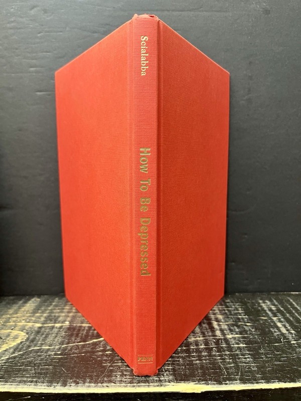 How to Be Depressed by George Scialabba (2020, Hardcover) Near Fine Q1 gallery