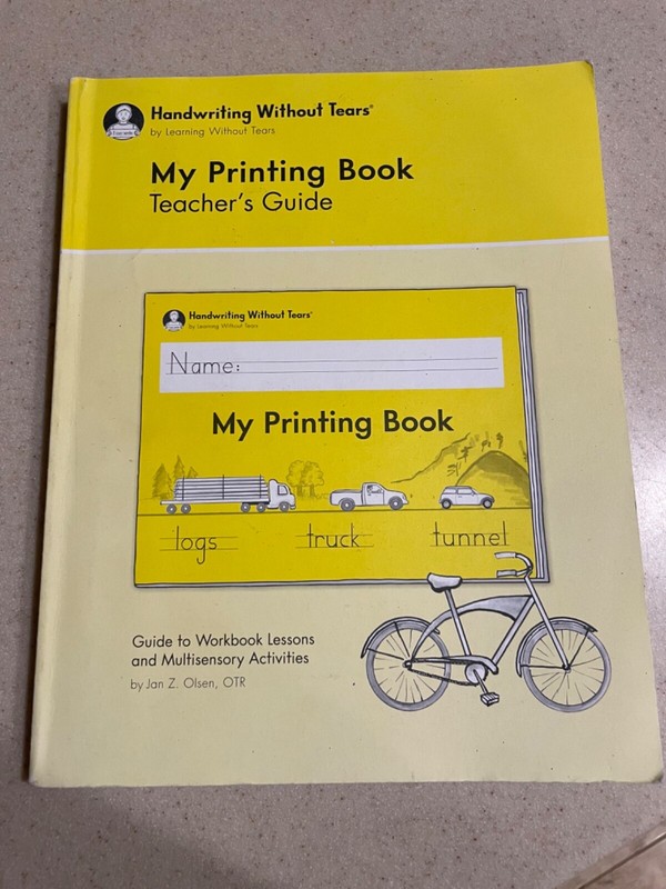 Learning Without Tears – My Printing Book Teacher’s Guide, Current Edition