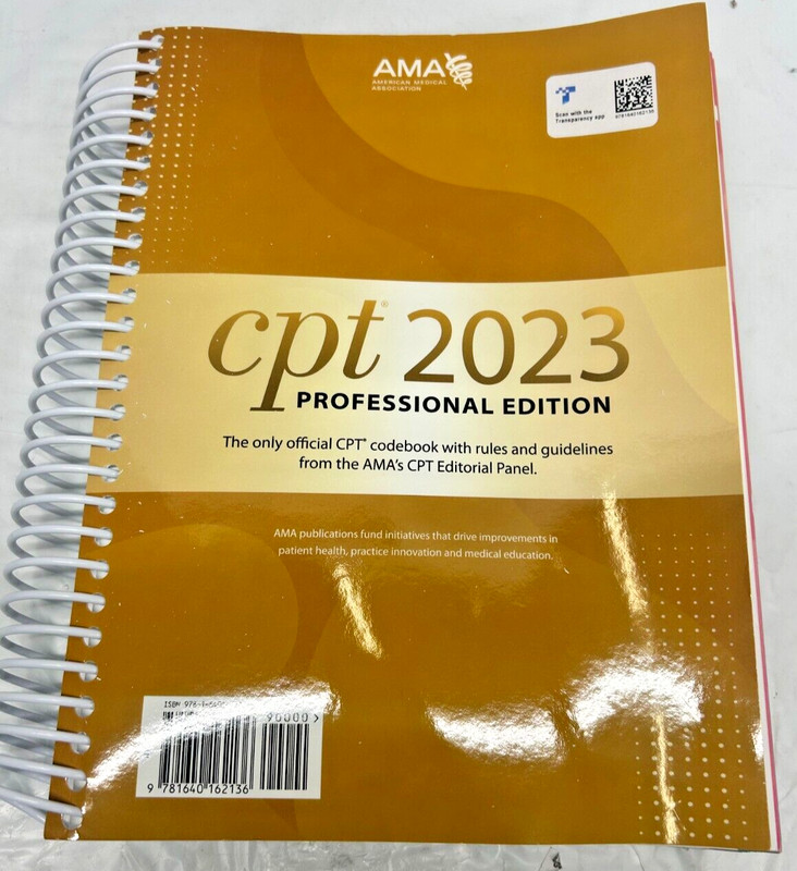 CPT 2023 Professional Edition Spiralbound by AMA *Like New