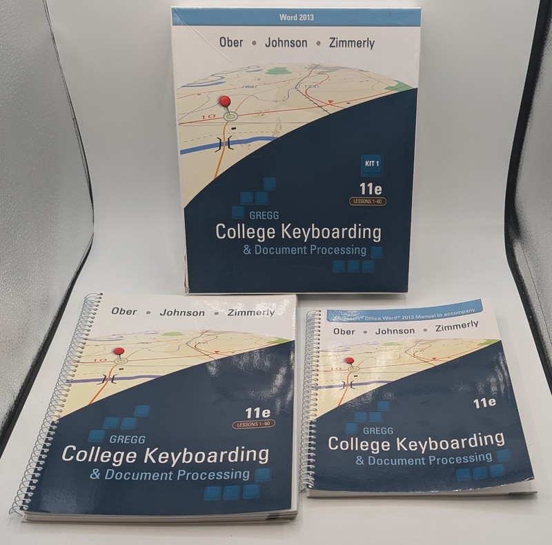 Ober: Kit 1: (Lessons 1-60) W/ Word 2013 Manual READ INCOMPLETE