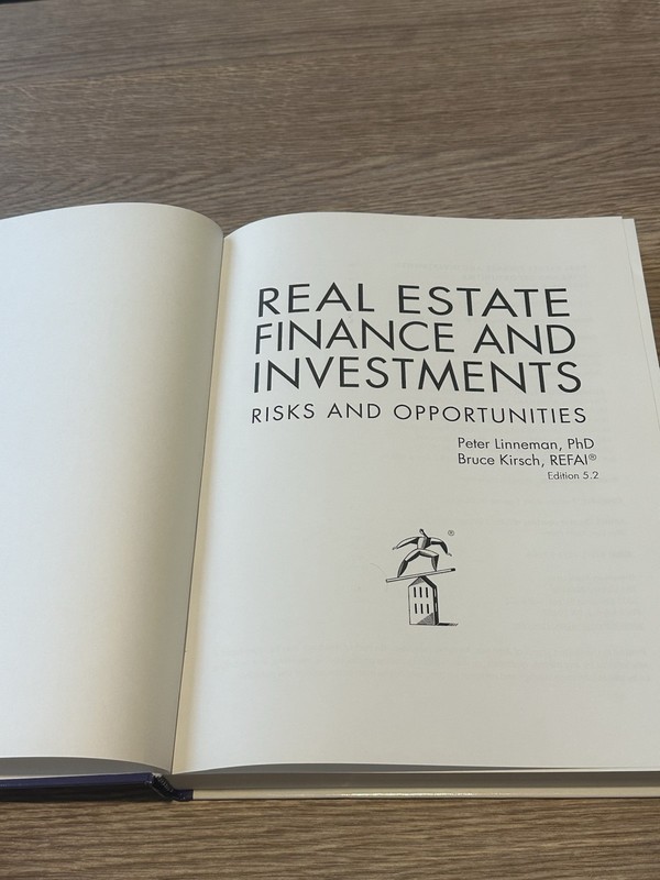 Linneman Real Estate Finance and Investments Risks And Opportunities Edition 5.2 gallery