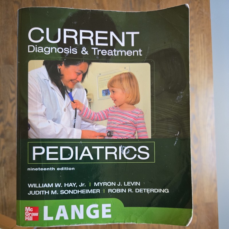 Lange Current Ser.: CURRENT Diagnosis and Treatment Pediatrics, Nineteenth…