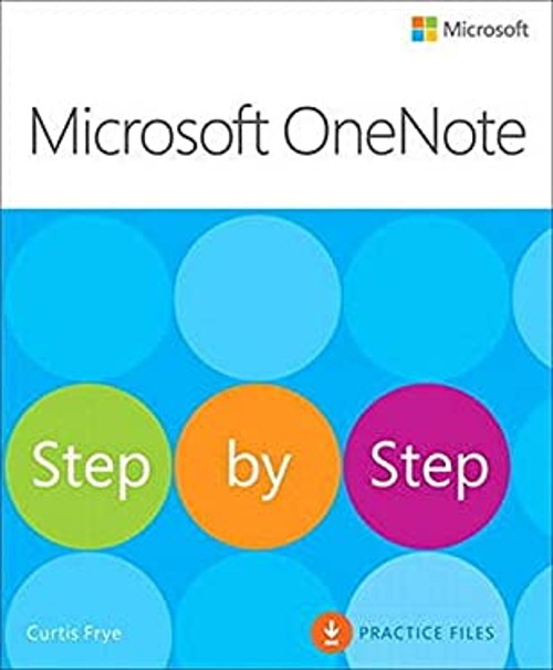 Microsoft OneNote Step by Step Paperback Curtis Frye
